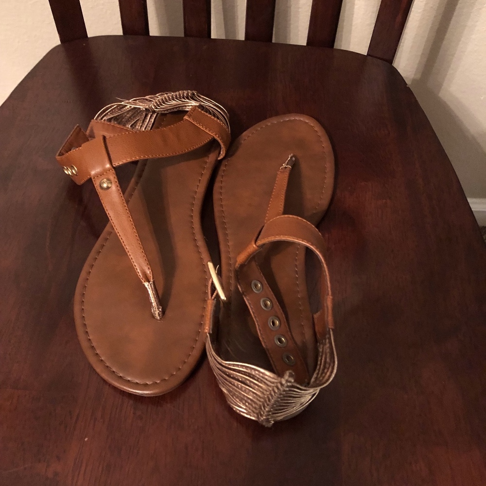 Brown sandals